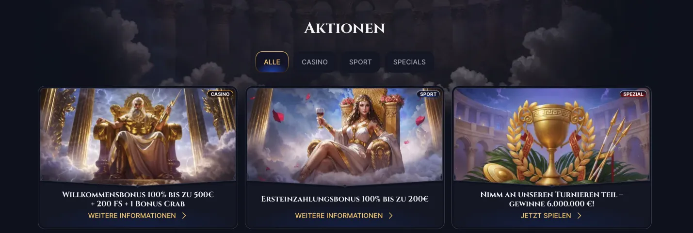 Cazeus-Aktionen