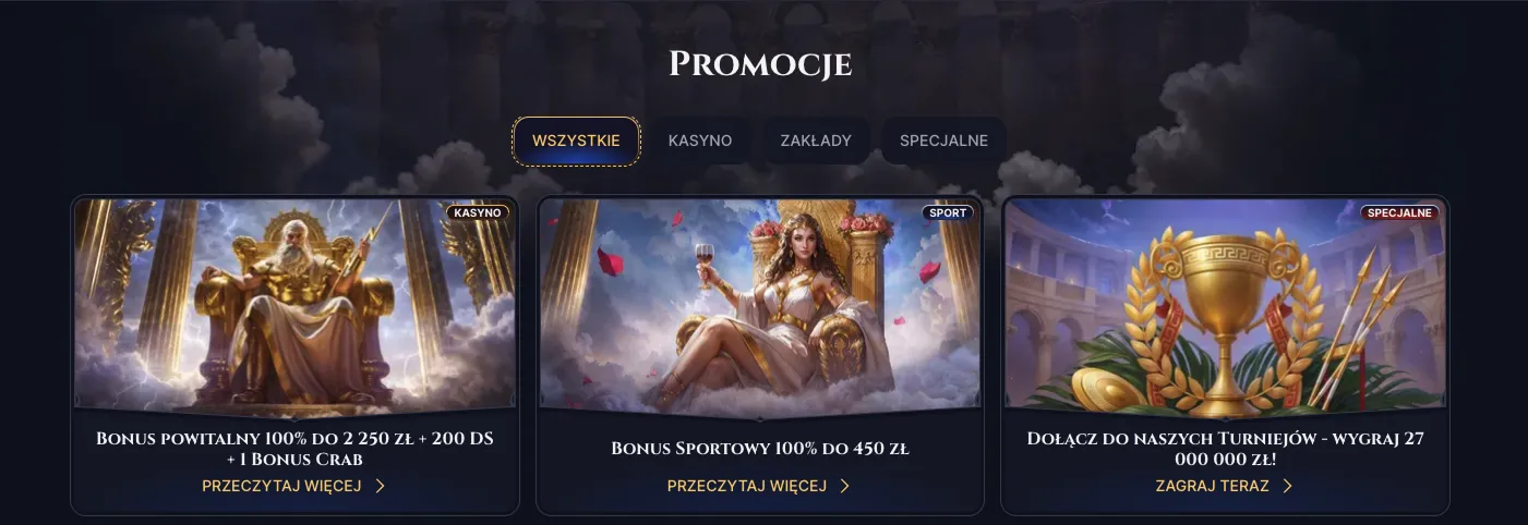 Promocje Cazeus